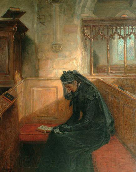 Ralph Hedley The Widow Norge oil painting art